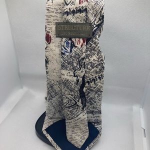 Structure le collonial mens neck tie